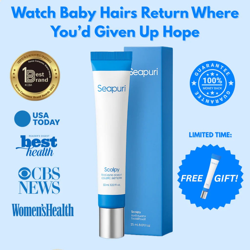 SEAPURI anti Hair Loss Serum (Ampoule) | Scalp Health & Regrowth | Seapuri Dr. 33 Hair Care Essence 20Ml